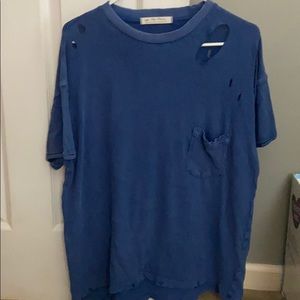 Women’s free people distressed tee